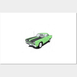 Lime Green Car Posters and Art